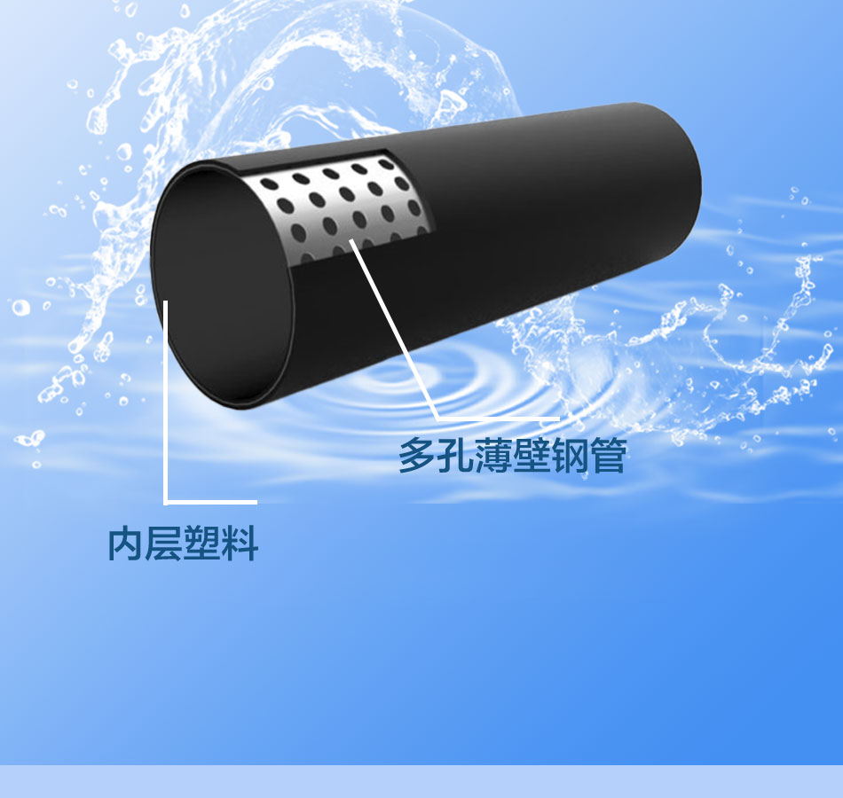 PE孔网钢带复合管