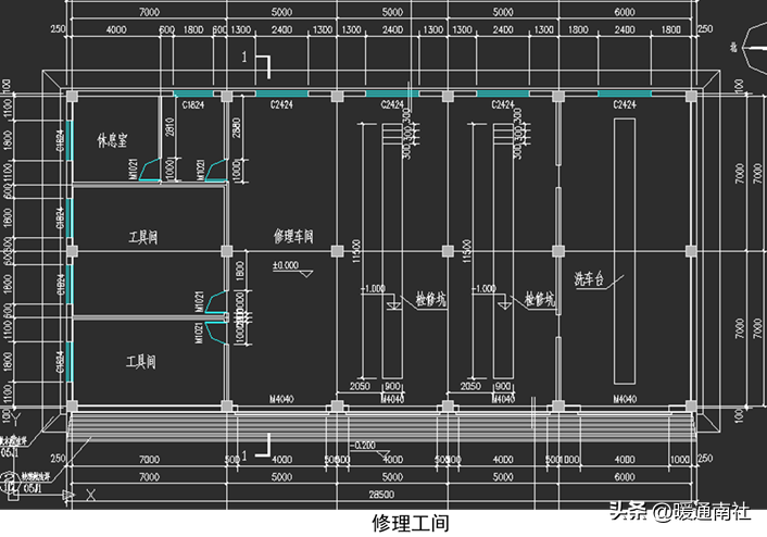 给排水、强弱电、采暖、消防等基本示图讲解